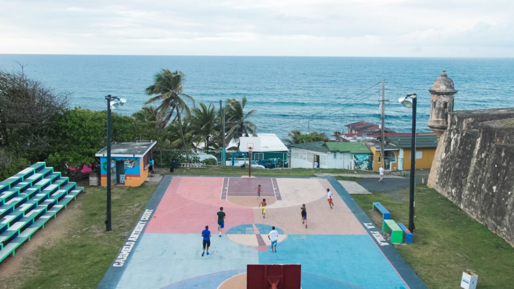 basketball in Old San Juan