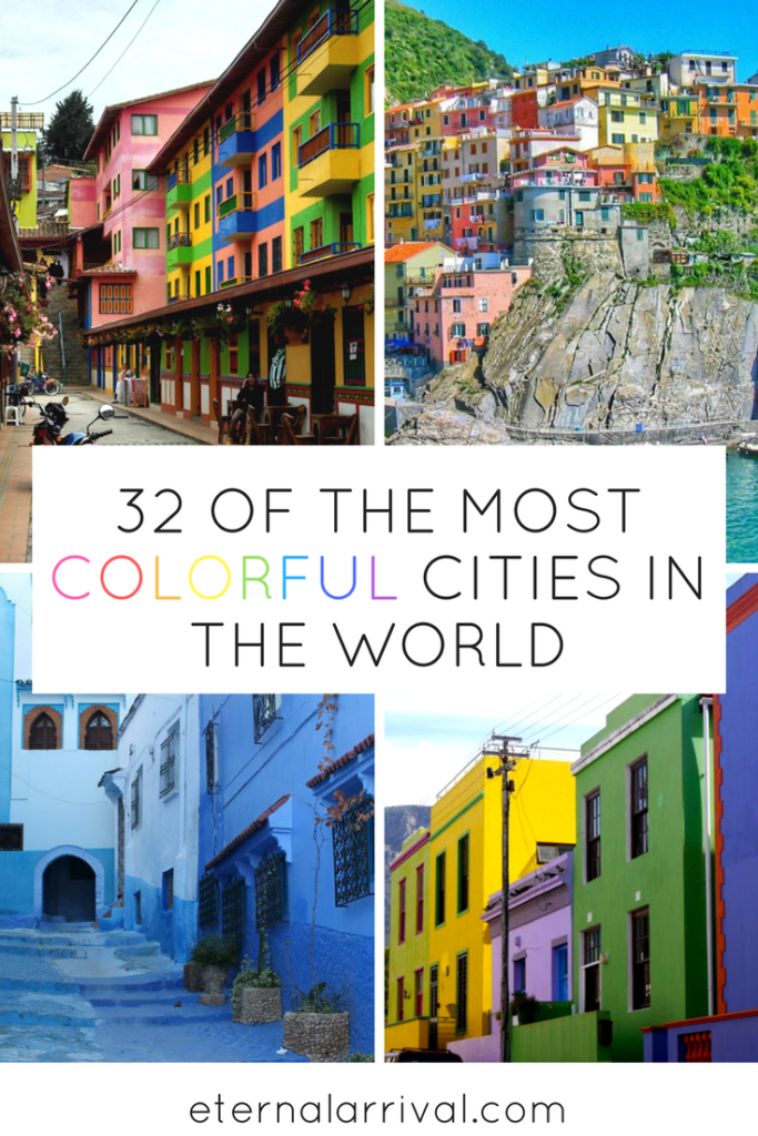 The most colorful cities in the world to add to your travel bucket list! From well-known Burano and Cape Town to lesser known towns in Translyvania and Poland, get inspired to see more of the world!