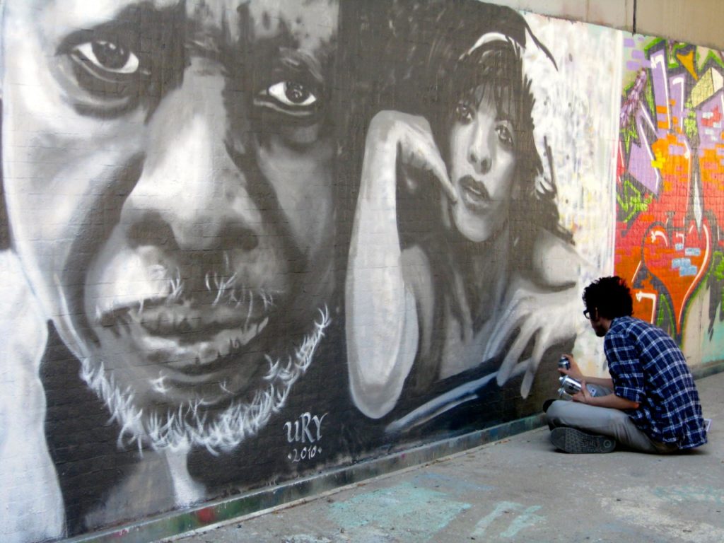Street art in Barcelona, Spain
