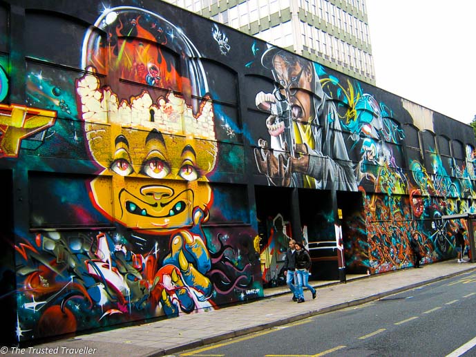 Street art in Bristol, England
