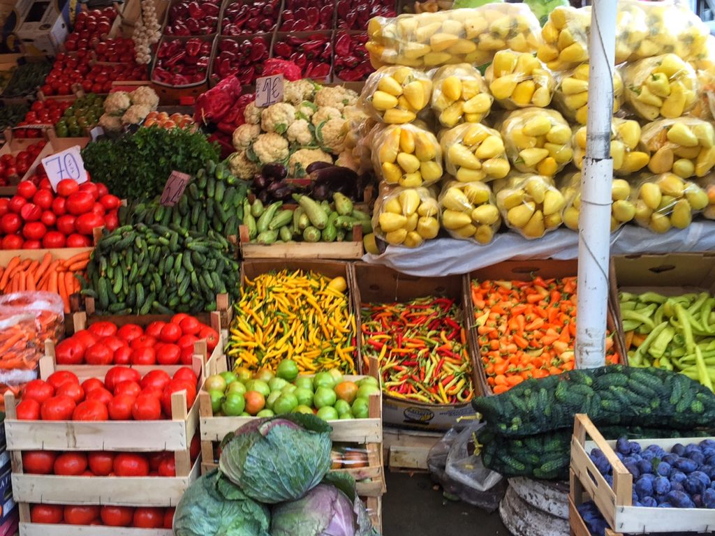 The bazaar in the Old Town of Prishtina