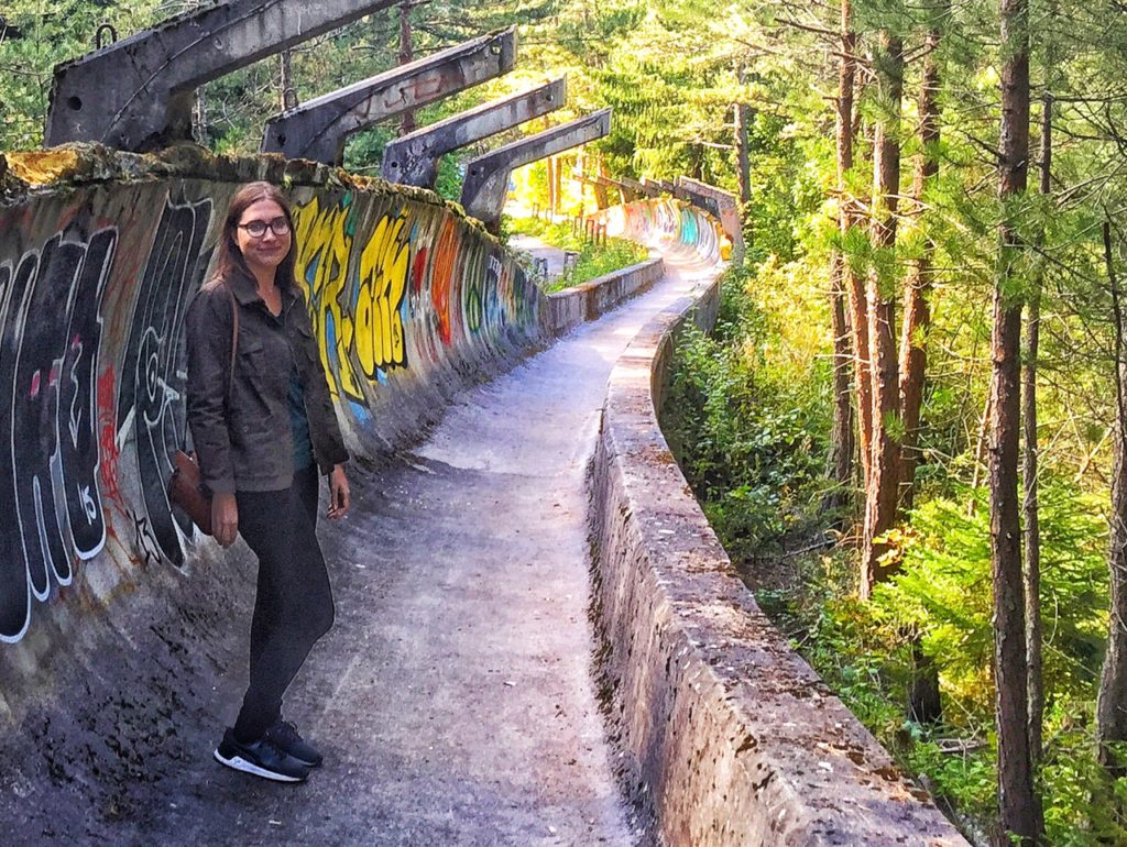 sarajevo olympic bobsled track abandoned