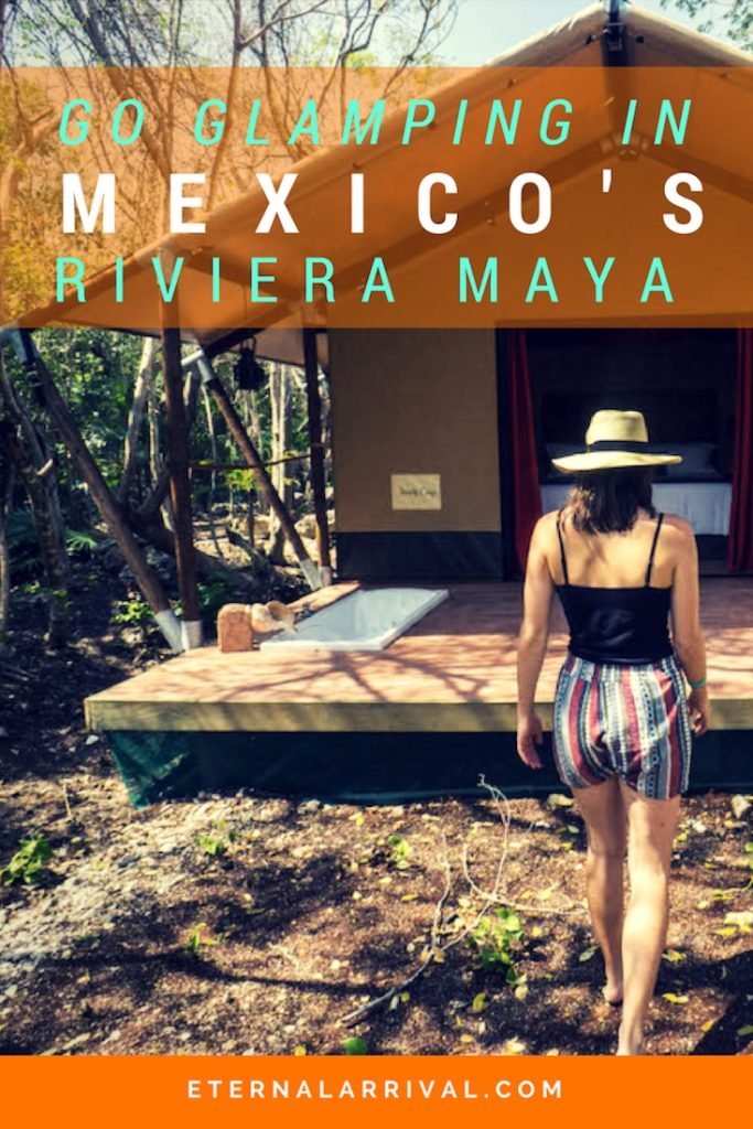 How does glamping in an enormous boho chic tent in the Riviera Maya sound? Find out my top pick for luxury camping in the Yucatan, Mexico!