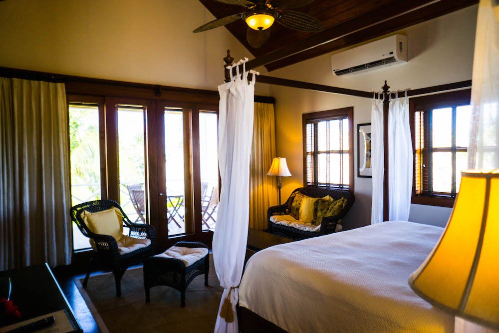 Luxury hotel in Belize master suite