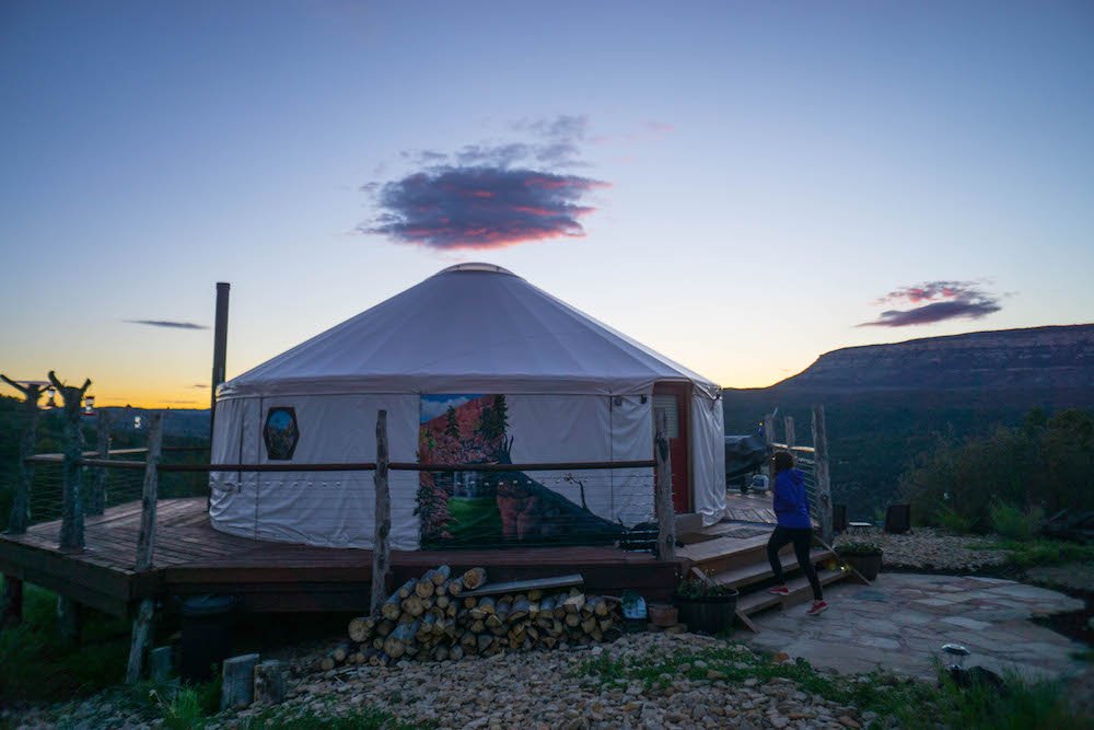 Zion national 2024 park yurt