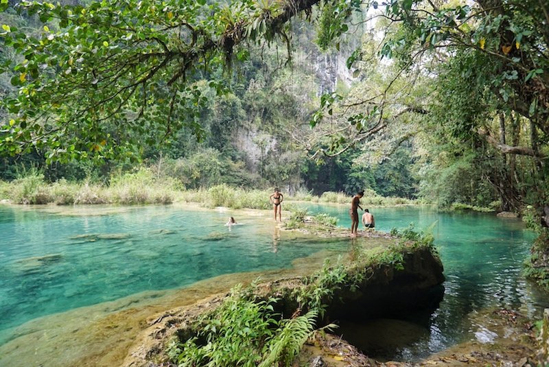 One of the best things to do in Guatemala - Semuc Champey!