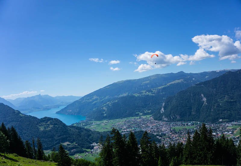 View as you ascend Schynige Platte