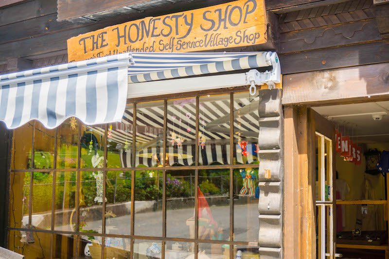 gimmelwalds honesty shop in the swiss jungfrau region