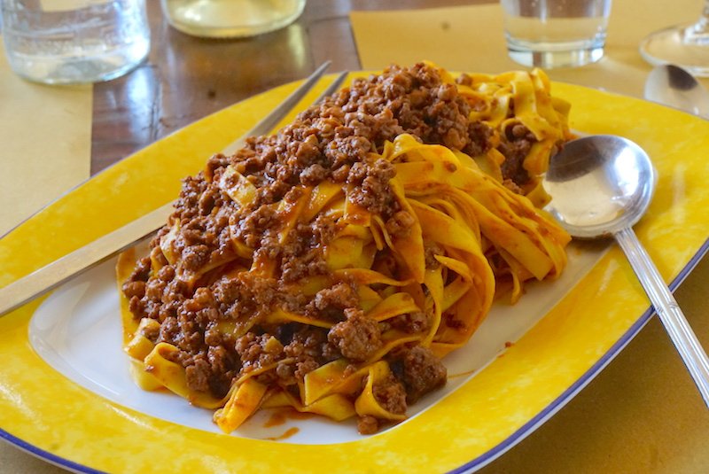 tagliatelle a la ragu bolognese