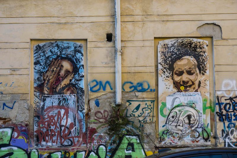 Local street art in Bucharest, a real hidden gem