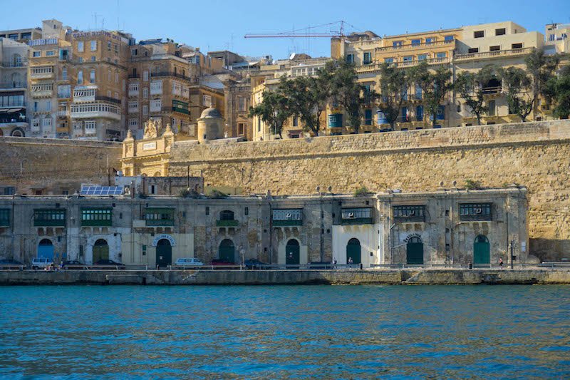 Arriving at the doors of Malta's grand harbor in Valletta