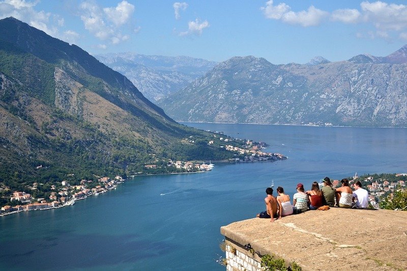 One of the best things to do in Montenegro is climb the walls to the old fortress