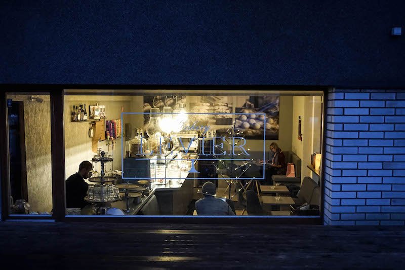 A well-lit wine bar in the suburb area of Kalamaja, a popular spot in Tallinn