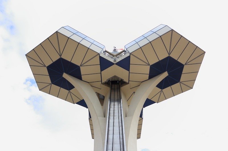 things to see in Montenegro - the weird architecture of Podgorica