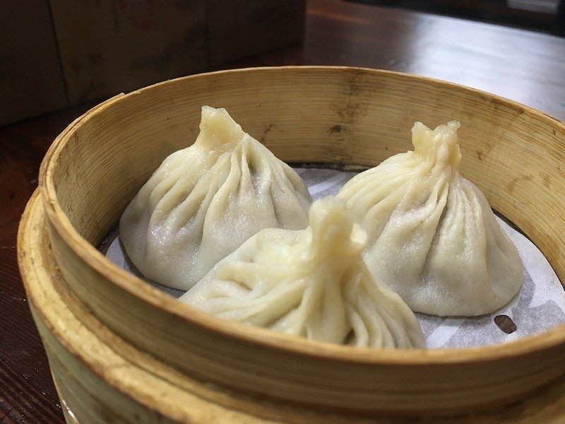 dumplings in a restaurant in montreal