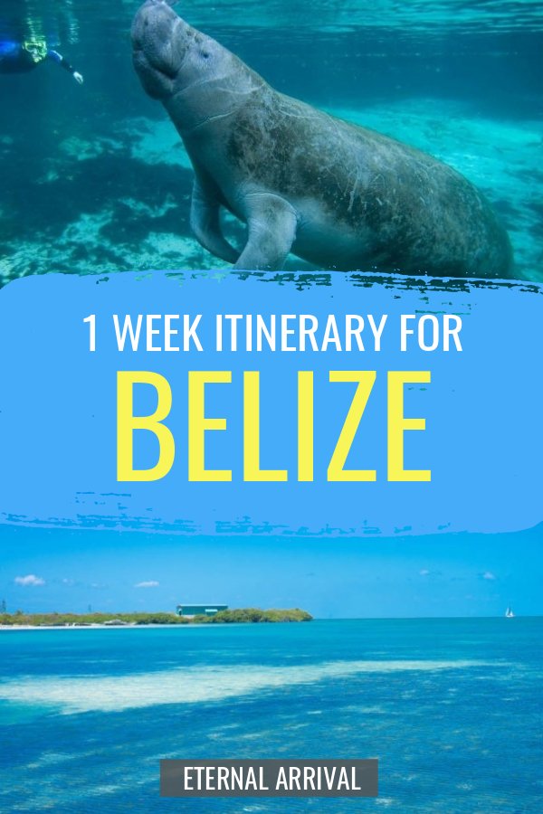 Planning a trip to Belize? This Belize itinerary helps you plan the perfect week in Belize, from the Caribbean islands of San Pedro & Caye Caulker to the Belizean jungle, where you can stay in eco-lodges, see Mayan ruins, and go caving! Your 7 day Belize adventure road map awaits.