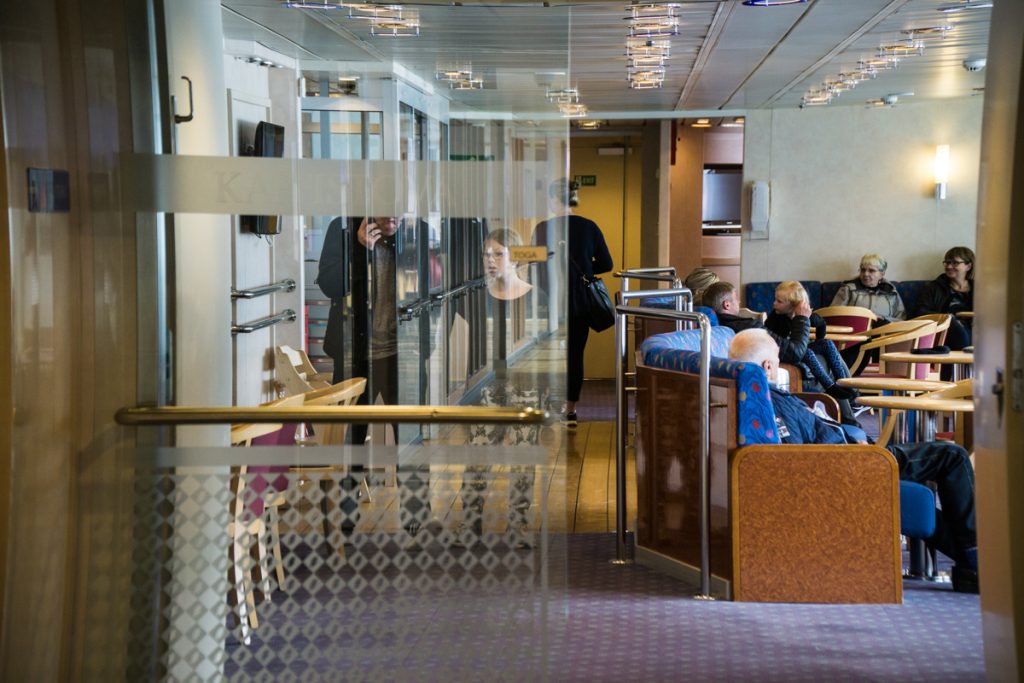 view of amenities on the ferry