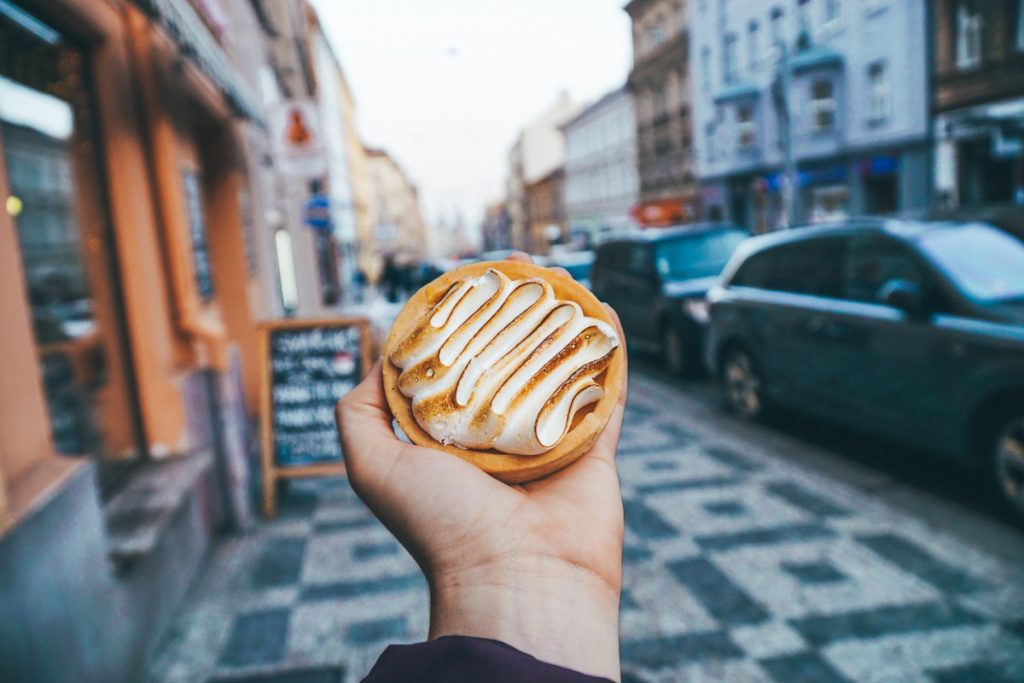 a pastry in prague