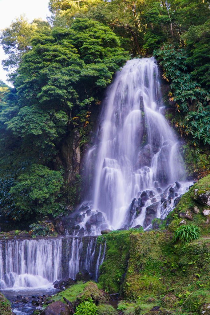 waterfall in the azores