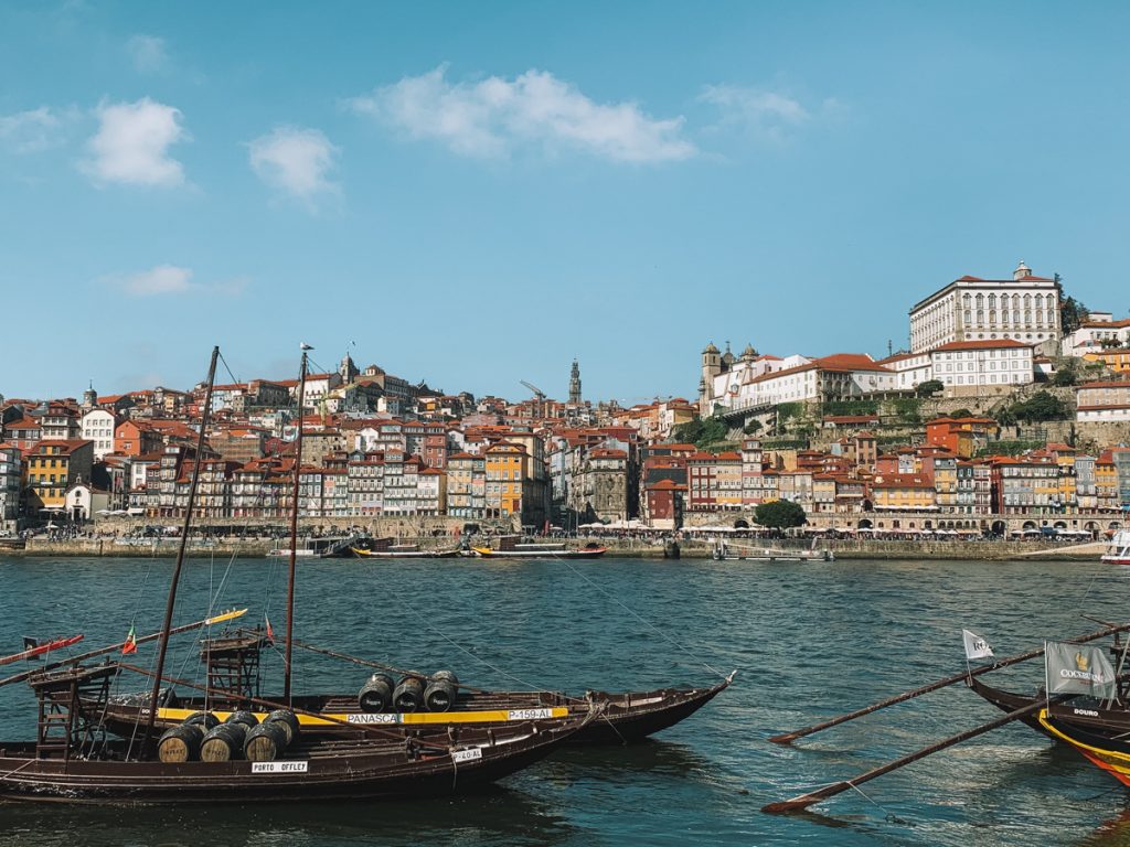 ravelo traditional boat in porto