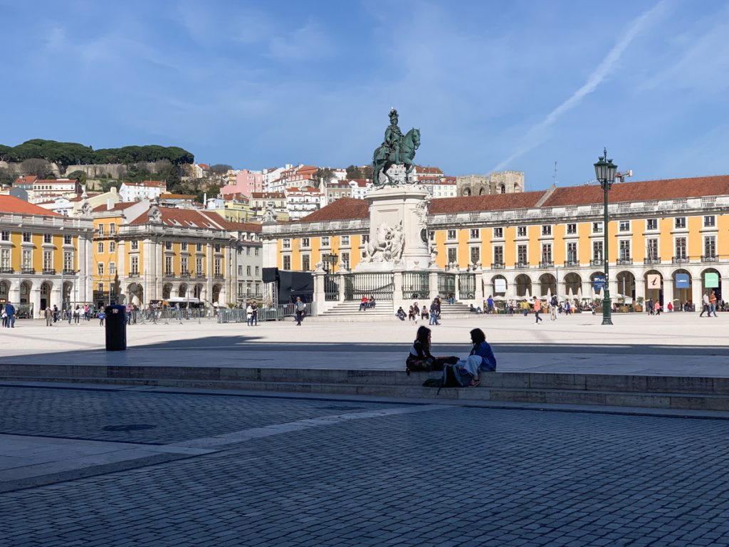 photo from lisbon's main square