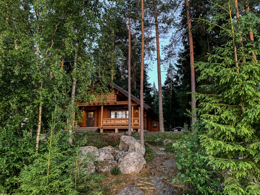 a finnish resort in the trees