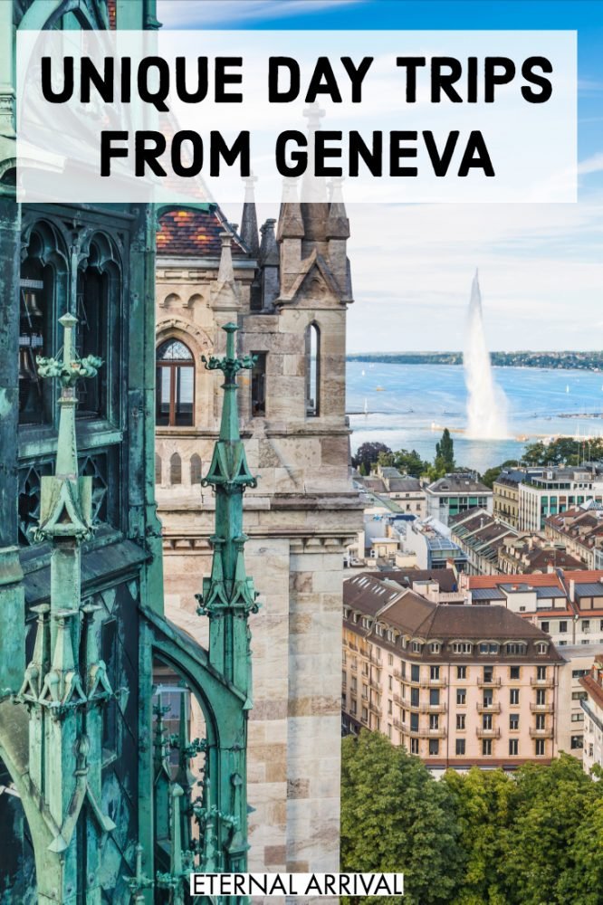 Planning to travel Geneva, Switzerland? This beautiful city on Lake Geneva (Lac Leman) is close so so many beautiful places to visit in Switzerland. Day trips from Geneva include Annecy, Evian, Montreux, glaciers, mountains, Lausanne, and beyond. Cruise on the lake, hike a glacier, take a scenic train, & more. With these Geneva day trips you'll never run out of things to do in Switzerland!