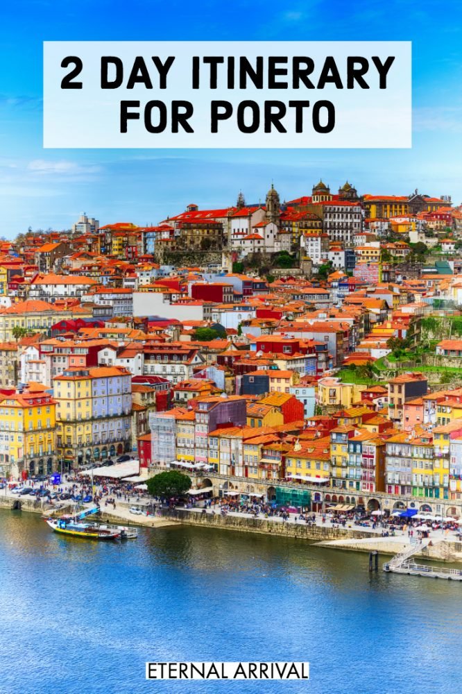 Want to know the best things to do in Porto, Portugal? This Porto itinerary is for people who have only a weekend in Porto. In just 2 days in Porto,  see all the best places to visit: photography & Instagram spots like Livraria Lello, gorgeous rooftops, delicious food & bakeries, shopping for Porto souvenirs, visiting the beach! You can’t forget port wine at the port houses or a boat cruise on the Douro! Here’s what to do Porto on your first trip to Portugal!