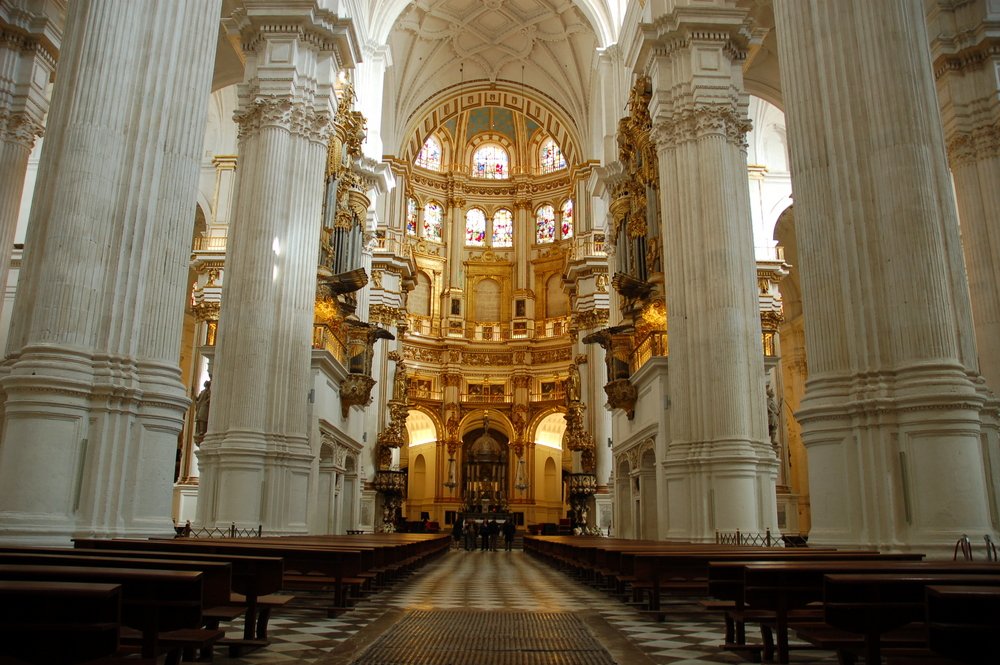 The ornate interior of the Royal Chapel (Capilla Real) where Isabella and Ferdinand are buried