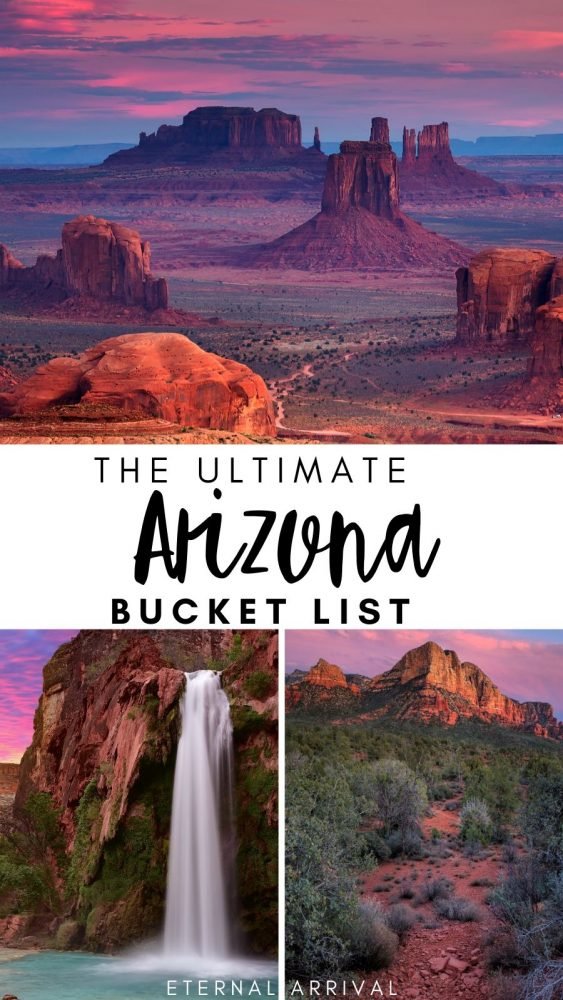 Wondering the best places to visit in Arizona? This Arizona bucket list is full of great things to do in Arizona to add to your Arizona itinerary or Arizona road trip. Use this as your ultimate Arizona travel inspiration!