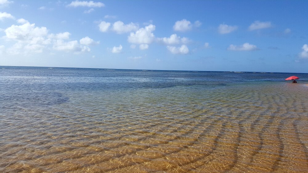 scenic blue waters of seven seas beach, a calm oasis in puerto rico