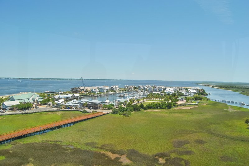 This image has an empty alt attribute; its file name is View-of-Bald-Head-Island-from-Old-Baldy-Lighthouse-by-maptrekking.com_.jpg