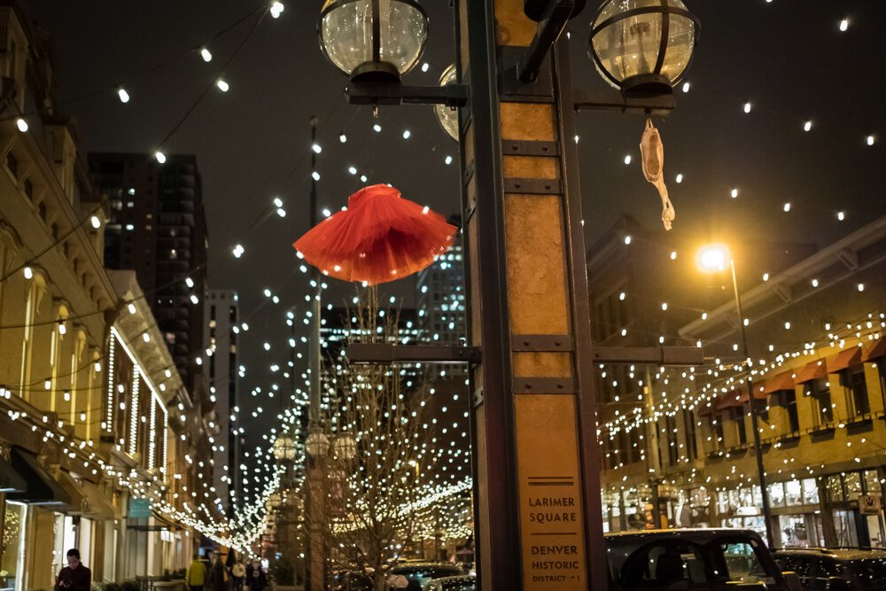 christmas lights in larimer square denver