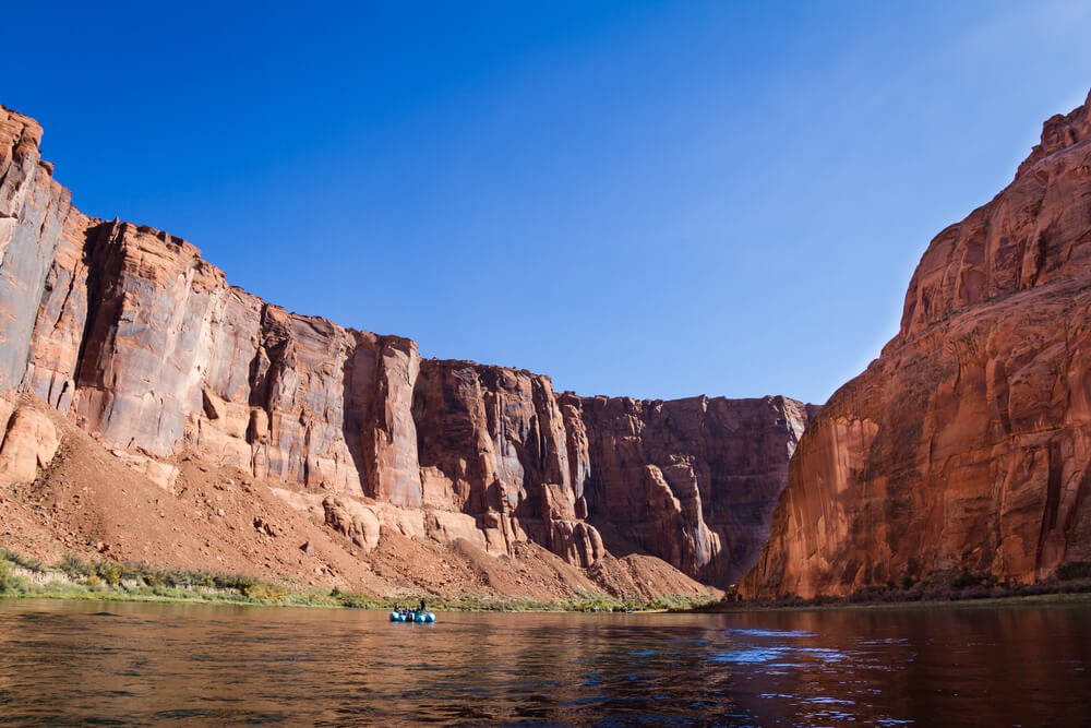 Glen Canyon rafting destination on the Colorado River