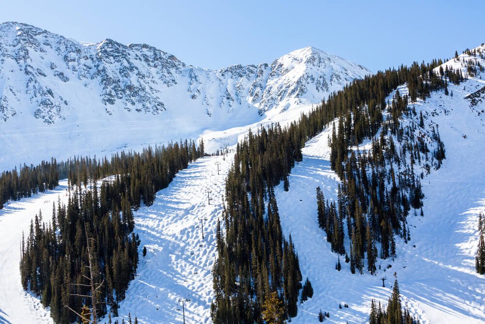 ski trails in loveland pass colorado