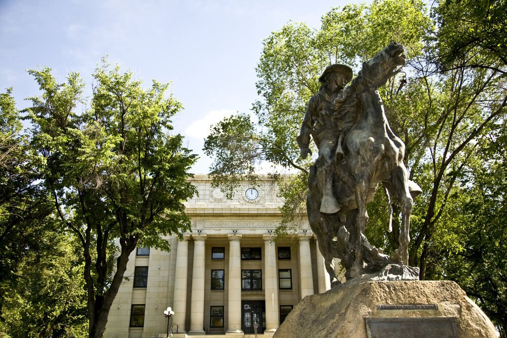 Yavapai County courthouse in Prescott Arizona