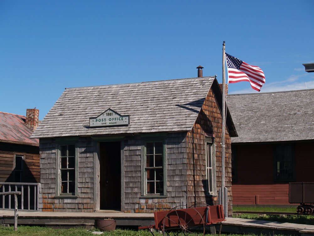 1881 Post Office part of 1880 Town in South Dakota