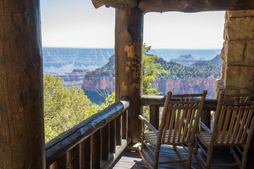 Rocking Chairs at the North Rim of the Grand Canyon
