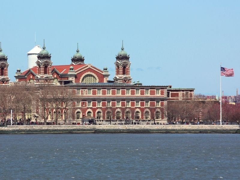 view of the museum at ellis island another island in new york