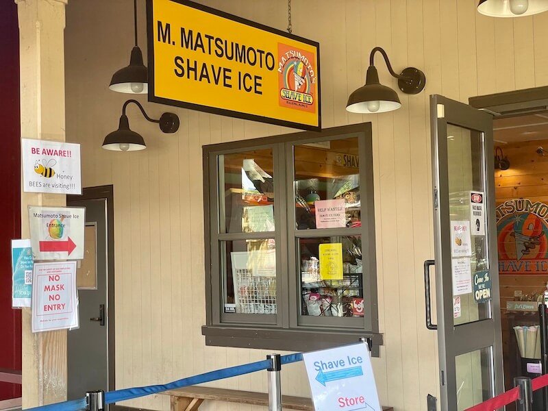 matsumoto shave ice window
