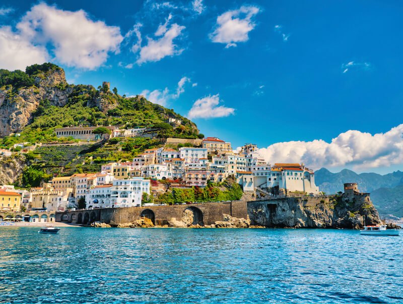 a town on the amalfi coast