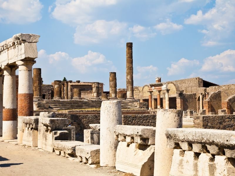 more scenes from pompeii including the ancient forum area
