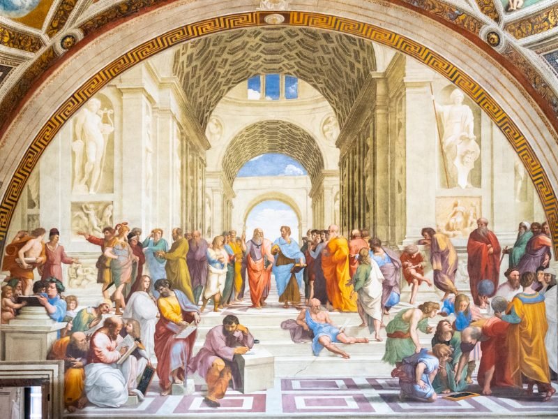 school of athens painting in the vatican museums