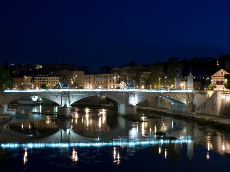 rome as seen at night on a ghost tour