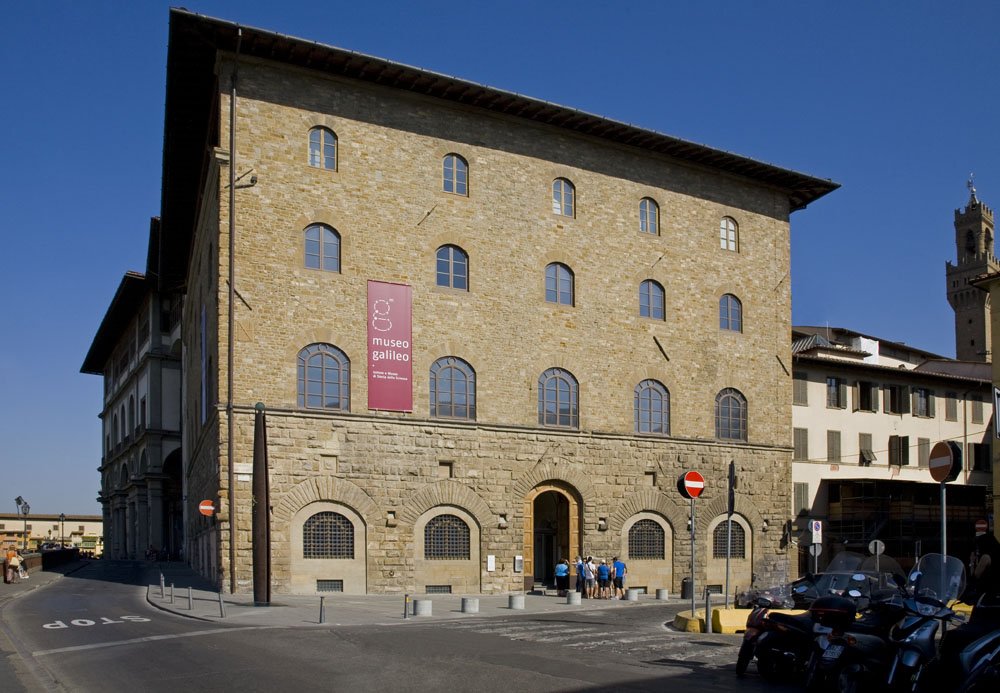 Exterior of the Museo Galileo in the city center of Florence, a popular science museum to visit.