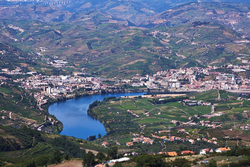 The town of Peso da Regua, the endpoint of the first leg of this Douro Valley itinerary