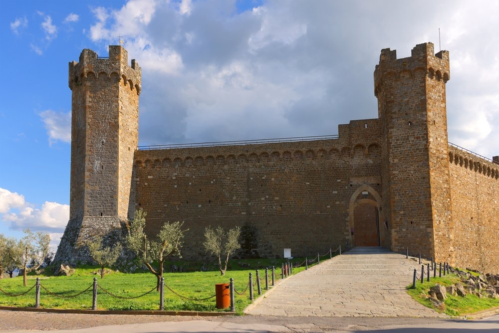 Medieval fortress of Montalcino, Tuscany, one of the places to stop in this historic Tuscan village