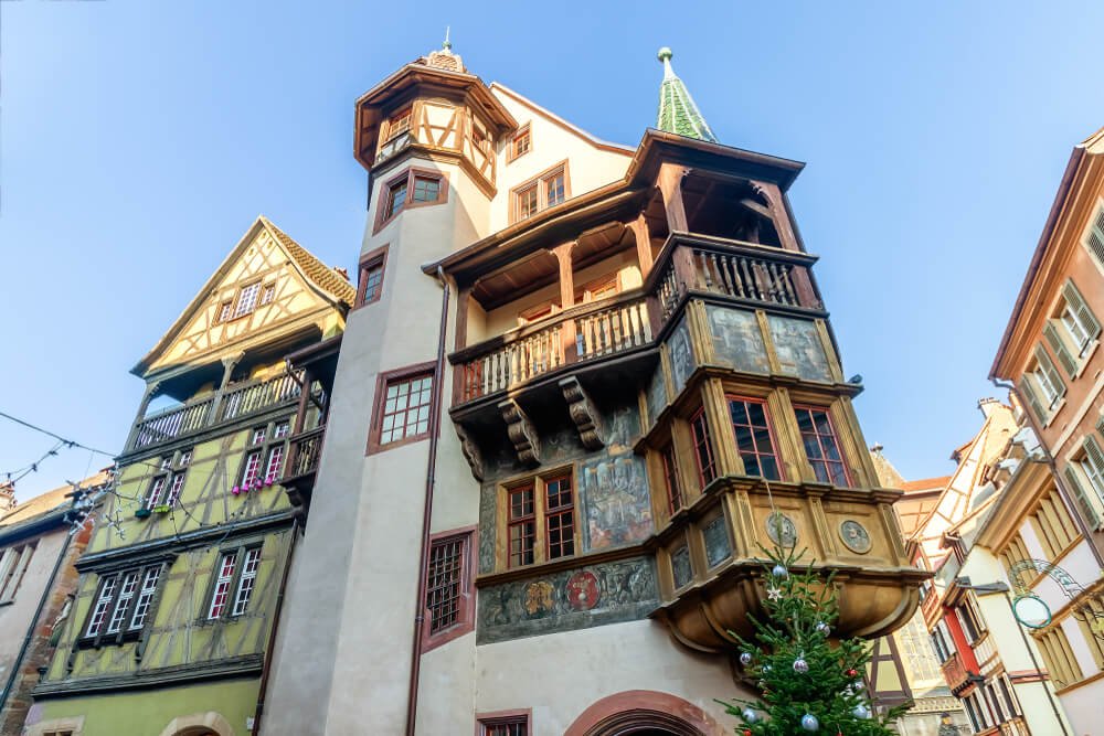 Maison Pfister, Traditional Alsatian half-timbered house Colmar