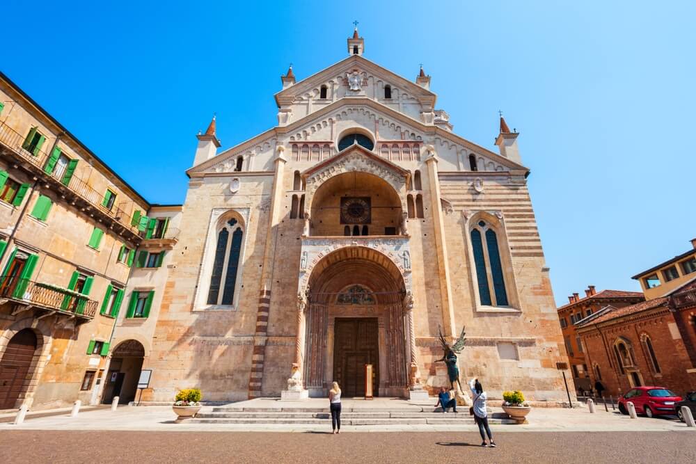 Verona Cathedral or Duomo in Verona, Veneto region in Italy
