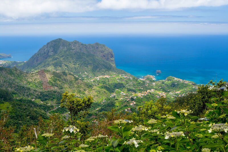 view of a stunning viewpoint in madeira